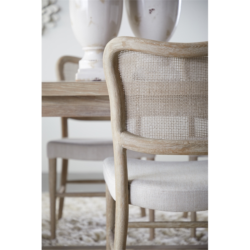 Maklaine Modern Transitional Wood Dining Chair in Gray (Set of 2)