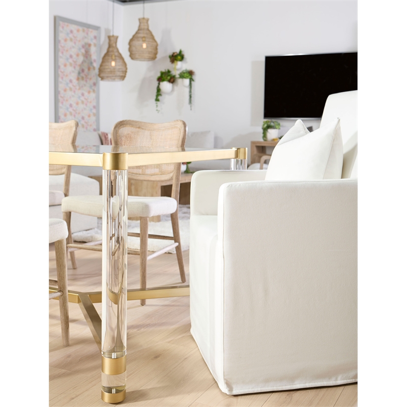 Maklaine Modern Transitional Wood Dining Chair in Gray (Set of 2)