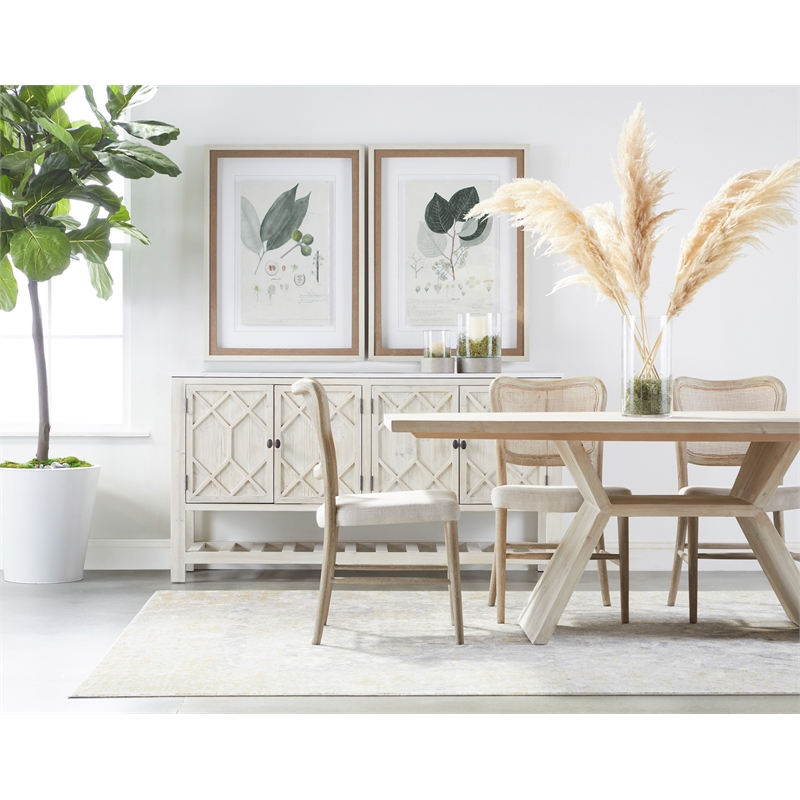 Maklaine Modern Transitional Wood Dining Chair in Gray (Set of 2)