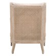 Maklaine Modern Transitional Fabric Club Chair in Gray Finish