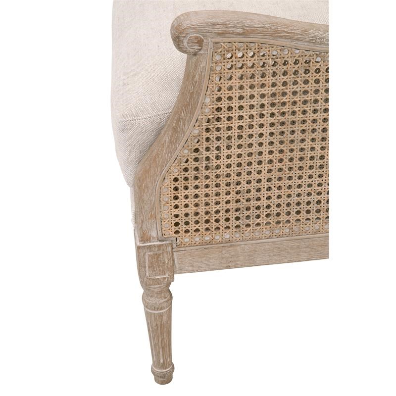 Maklaine Modern Transitional Fabric Club Chair in Gray Finish