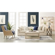 Maklaine Contemporary Transitional Velvet Club Chair in Blue