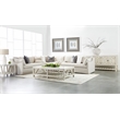 Maklaine Contemporary Transitional Fabric Armless Chair in Beige
