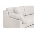 Maklaine Contemporary Transitional Fabric Left Arm Sofa in Beige