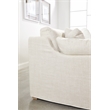 Maklaine Contemporary Transitional Fabric Left Arm Sofa in Beige