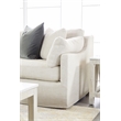 Maklaine Contemporary Transitional Fabric Right Arm Sofa in Beige