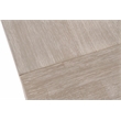 Maklaine Modern Transitional Wood Dining Table in Natural Gray