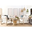 Maklaine Modern Transitional Fabric Left-Facing Chaise in Stone