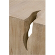 Maklaine Modern Transitional Wood Coffee Table in Smoke Gray