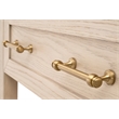 Maklaine Contemporary Transitional Wood Nightstand in Light Oak