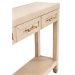 Maklaine Modern Transitional Wood Console Table in Light Oak