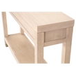 Maklaine Modern Transitional Wood Console Table in Light Oak