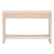 Maklaine Modern Transitional Wood Console Table in Light Oak