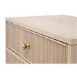 Maklaine Contemporary Transitional Wood Nightstand in Natural