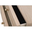 Maklaine Contemporary Transitional Wood Nightstand in Natural