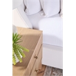Maklaine Contemporary Transitional Wood Nightstand in Natural