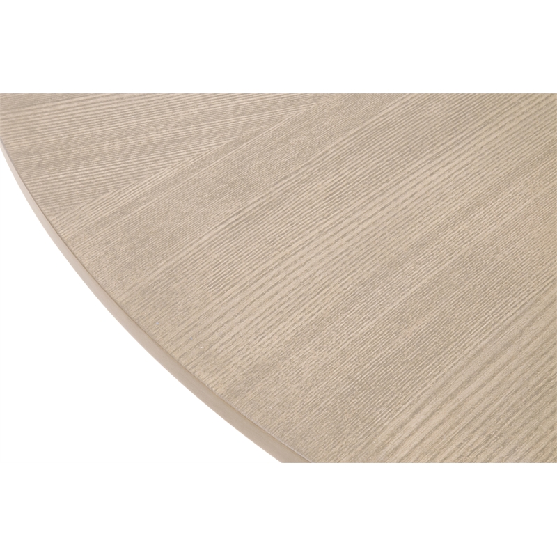 Maklaine Modern Transitional Coffee Table in Natural Gray Ash Wood