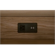 Maklaine Contemporary Transitional 2-Drawer Nightstand in Natural