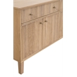 Maklaine Contemporary Transitional Media Sideboard in Natural
