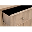Maklaine Contemporary Transitional Media Sideboard in Natural