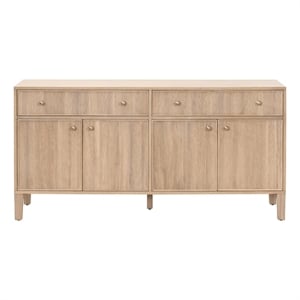 Maklaine Contemporary Transitional Media Sideboard in Natural
