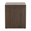 Maklaine Contemporary Transitional Dovetail End Table in Espresso