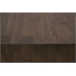 Maklaine Contemporary Transitional Dovetail End Table in Espresso