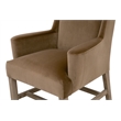Maklaine Contemporary Transitional Arm Chair in Brown Finish