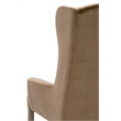 Maklaine Contemporary Transitional Arm Chair in Brown Finish