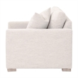 Maklaine Contemporary Transitional Slim Arm Sofa Chair in Beige