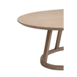 Maklaine Contemporary Transitional Oval Dining Table in Natural