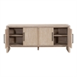 Maklaine Contemporary Transitional Media Sideboard in Natural