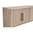 Maklaine Contemporary Transitional Media Sideboard in Natural