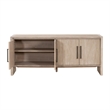 Maklaine Contemporary Transitional Media Sideboard in Natural