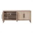 Maklaine Contemporary Transitional Media Sideboard in Natural
