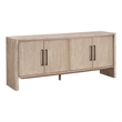 Maklaine Contemporary Transitional Media Sideboard in Natural