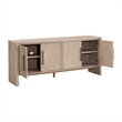 Maklaine Contemporary Transitional Media Sideboard in Natural