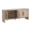 Maklaine Contemporary Transitional Media Sideboard in Natural