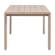 Maklaine Modern Transitional Outdoor Dining Table in Natural