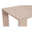 Maklaine Modern Transitional Outdoor Dining Table in Natural