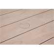 Maklaine Modern Transitional Outdoor Dining Table in Natural