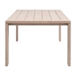 Maklaine Modern Transitional Big Outdoor Dining Table in Natural