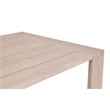 Maklaine Modern Transitional Big Outdoor Dining Table in Natural