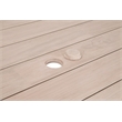 Maklaine Modern Transitional Big Outdoor Dining Table in Natural