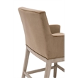 Maklaine Contemporary Transitional Counter Stool in Brown Finish