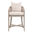 Maklaine Contemporary Transitional Counter Stool in Natural Finish