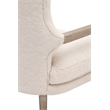 Maklaine Contemporary Transitional Club Chair in Cream Finish