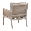Maklaine Contemporary Transitional Club Chair in Gray Finish