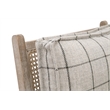 Maklaine Contemporary Transitional Club Chair in Gray Finish