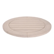 Maklaine Contemporary Transitional Outdoor Lazy Susan in Natural